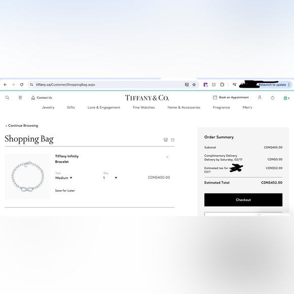 Tiffany & Co Tiffany Infinity Bracelet in Sterling Silver - Picture 7 of 7